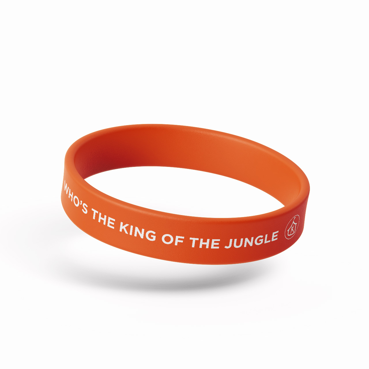 Siliconen kind bandje Oranje – Who’s the king of the jungle