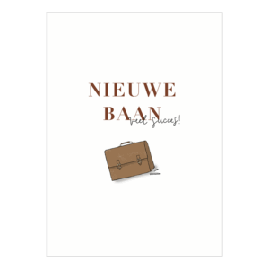 Nieuwe baan