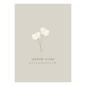 Gecondoleerd bloemen