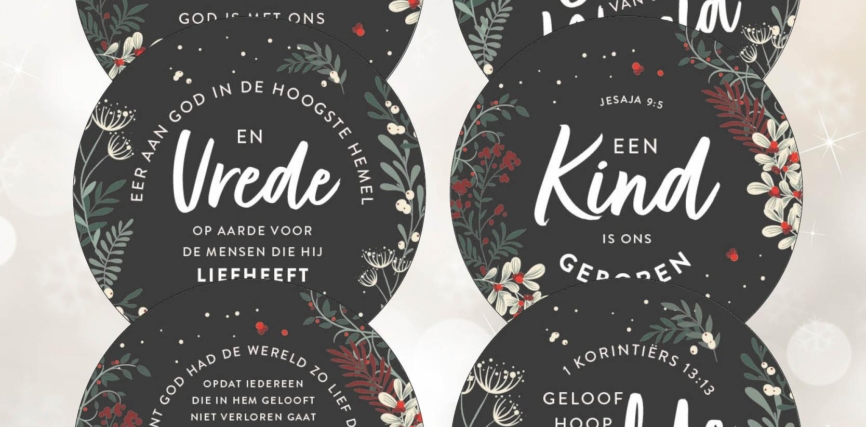 onderzetters kerst