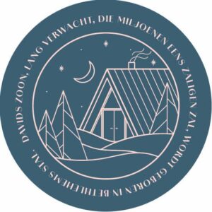 Kerstkaart rond 'Davids Zoon'
