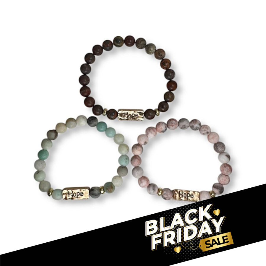 Armband natuursteen - Hope
