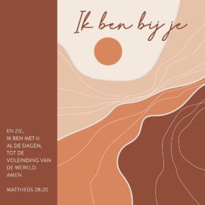 Kaart 'Ik ben bij je'