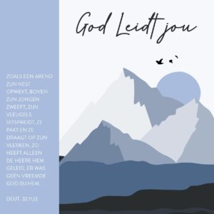Kaart 'God leidt jou'