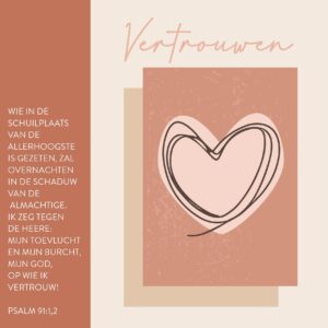 Kaart 'Vertrouwen'