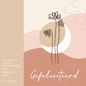 Kaart 'Gefeliciteerd'