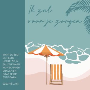 Kaart 'Ik zal voor je zorgen'