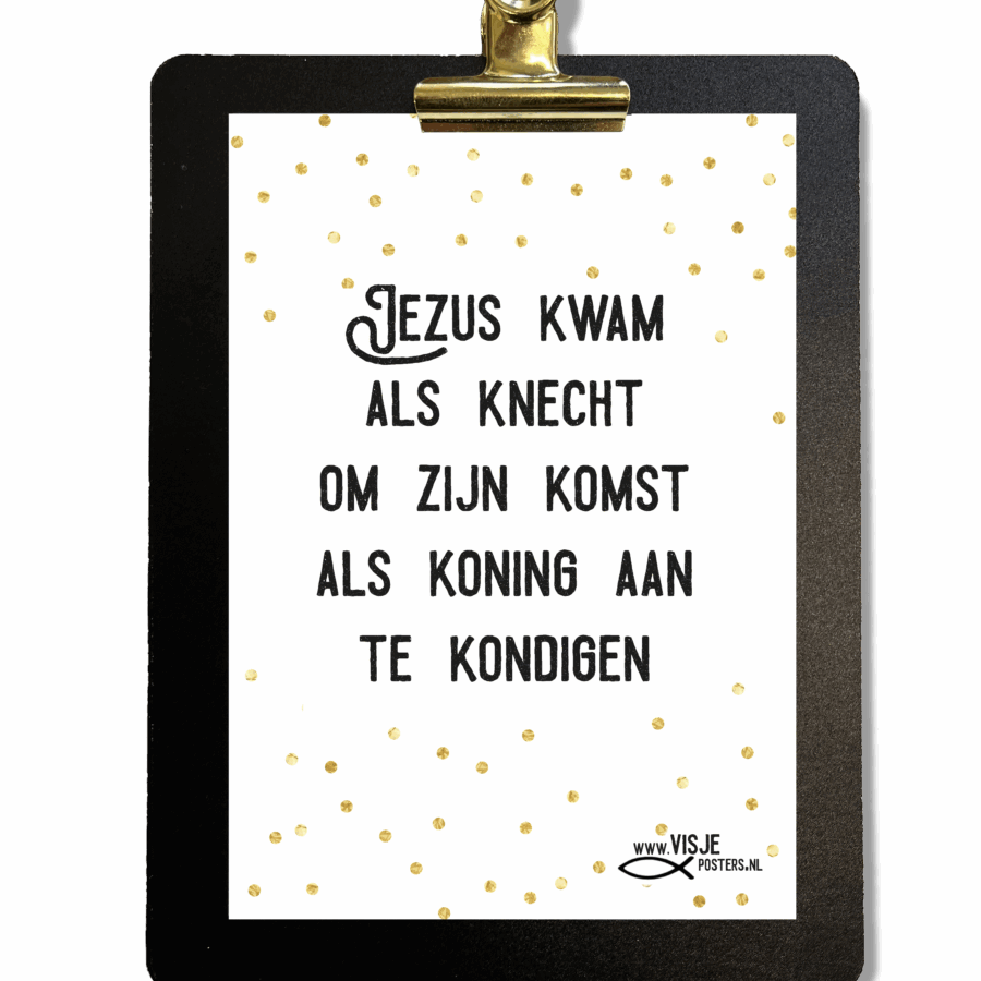 MA26005 Klembordje_Visje_Jezus kwam als knecht-MA26005