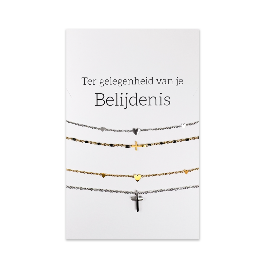 Sieraadkaart 'Ter gelegenheid van je belijdenis'