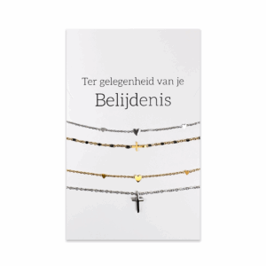 Sieraadkaart 'Ter gelegenheid van je belijdenis'