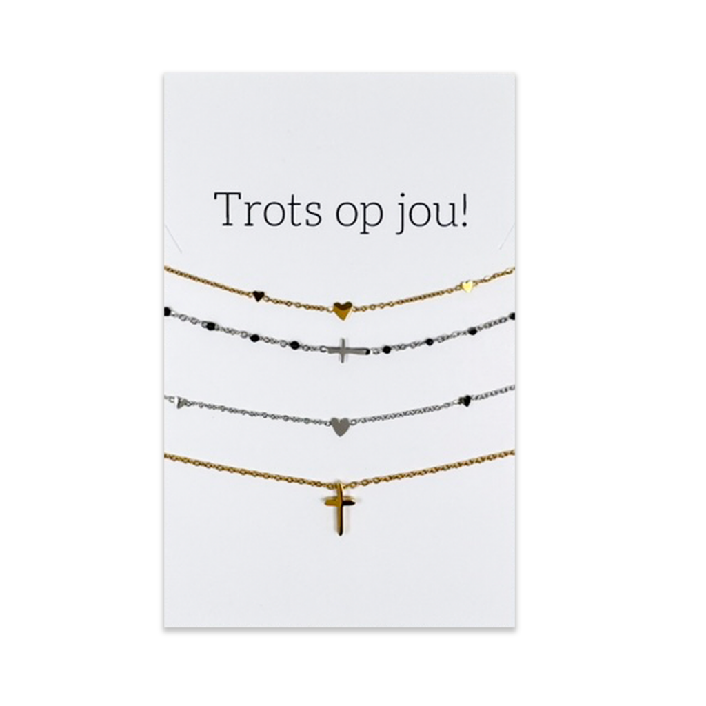 Sieraadkaart los 'Trots op jou'