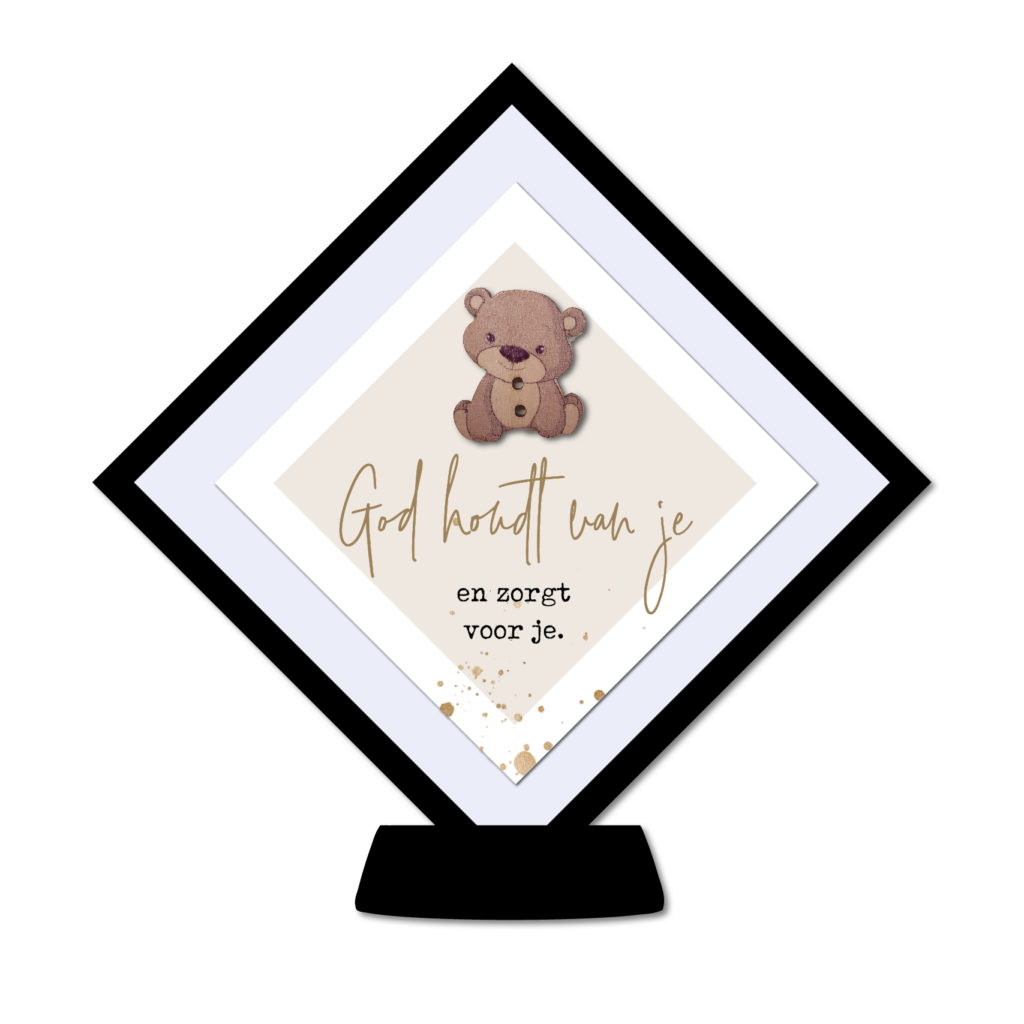 Display 'God houdt van je'