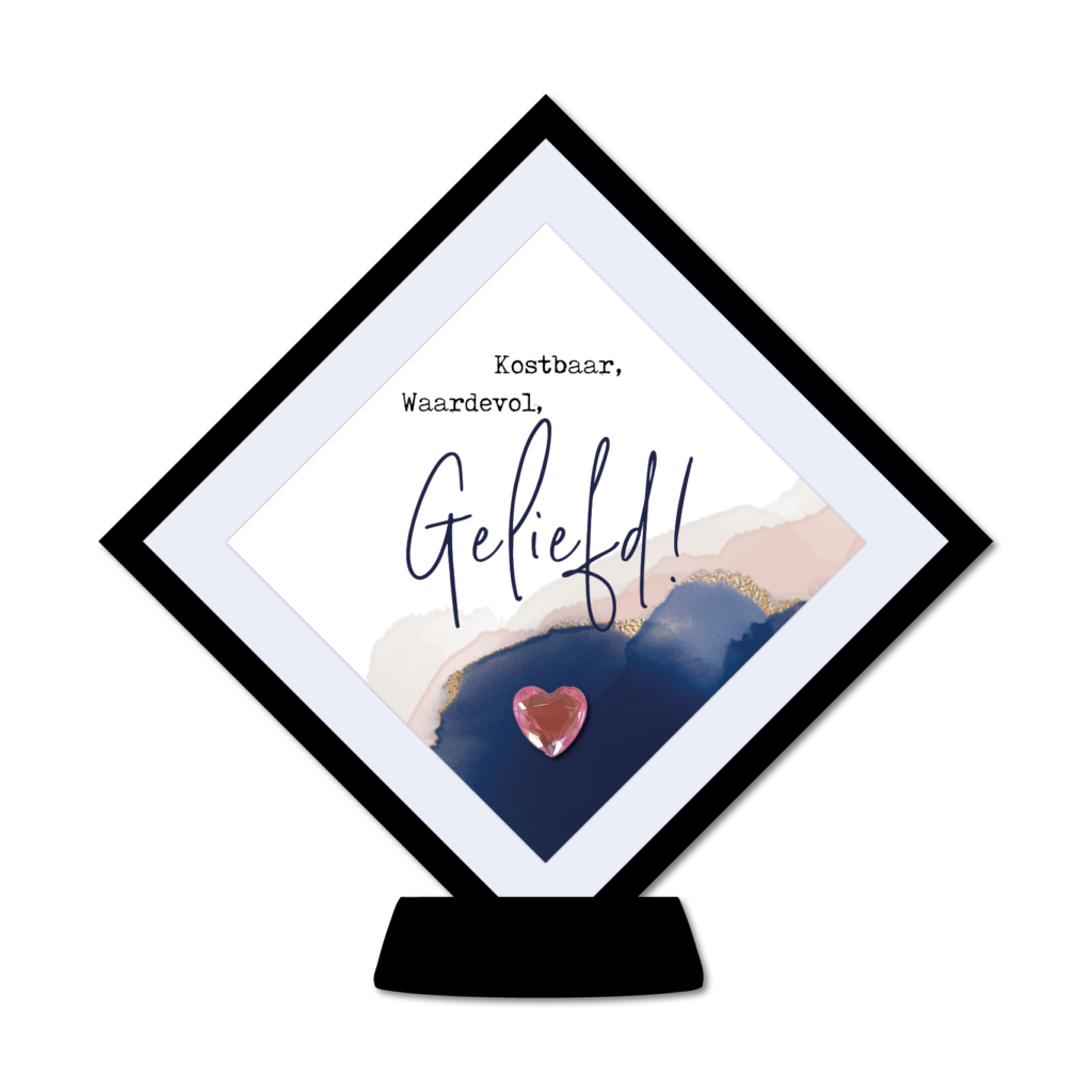 Display 'Kostbaar, waardevol. Geliefd'