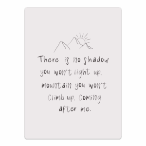 There is no shadow