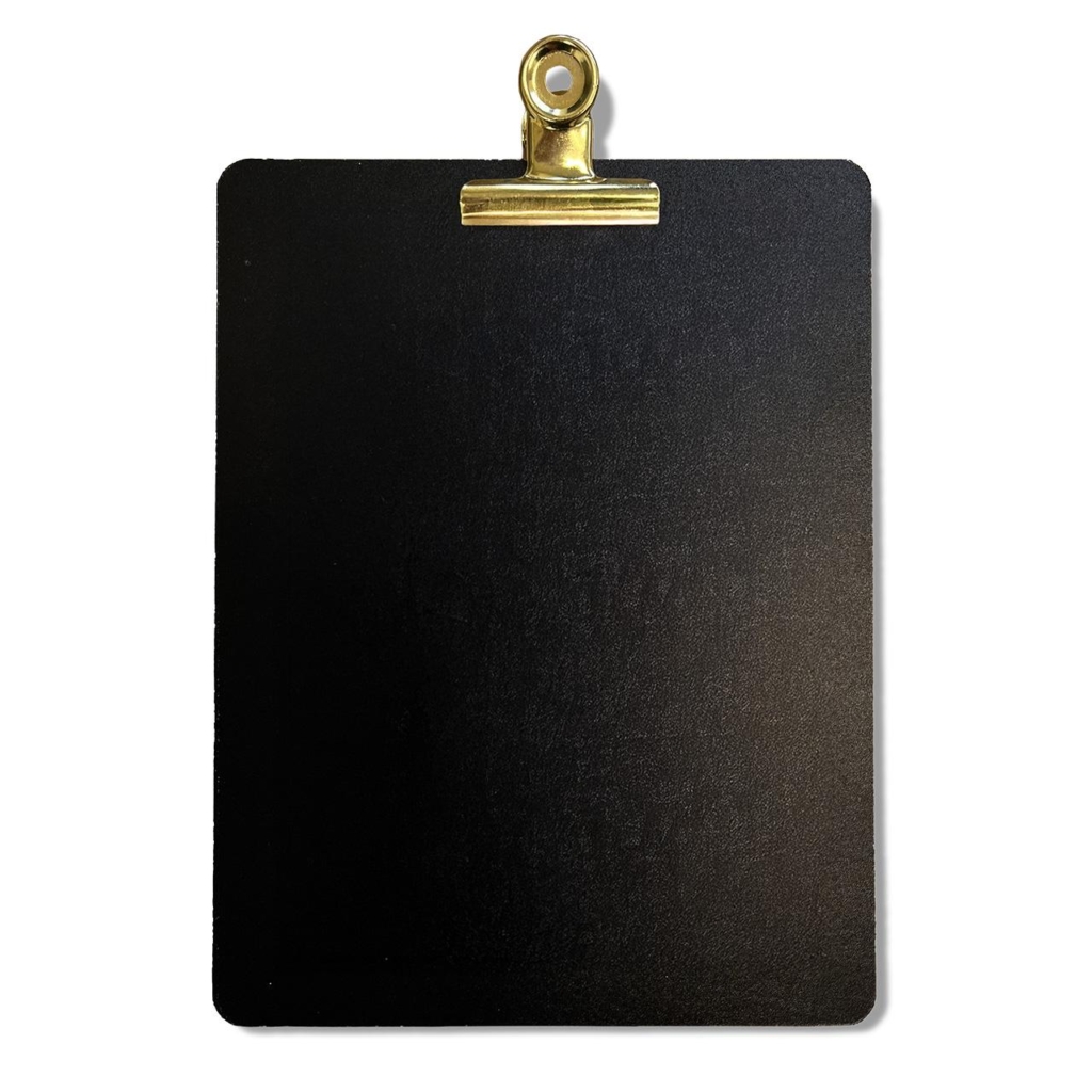 Klembordje wenskaart