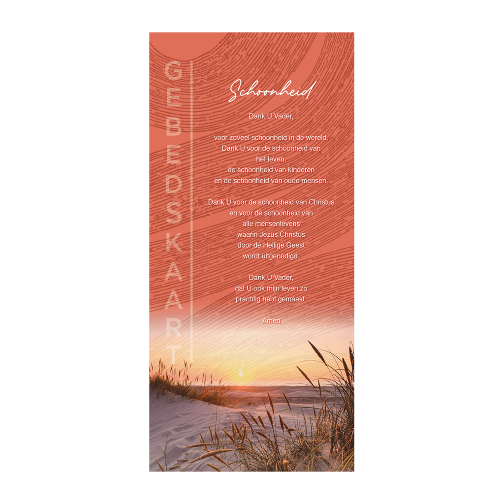 Gebedskaart 'Schoonheid'
