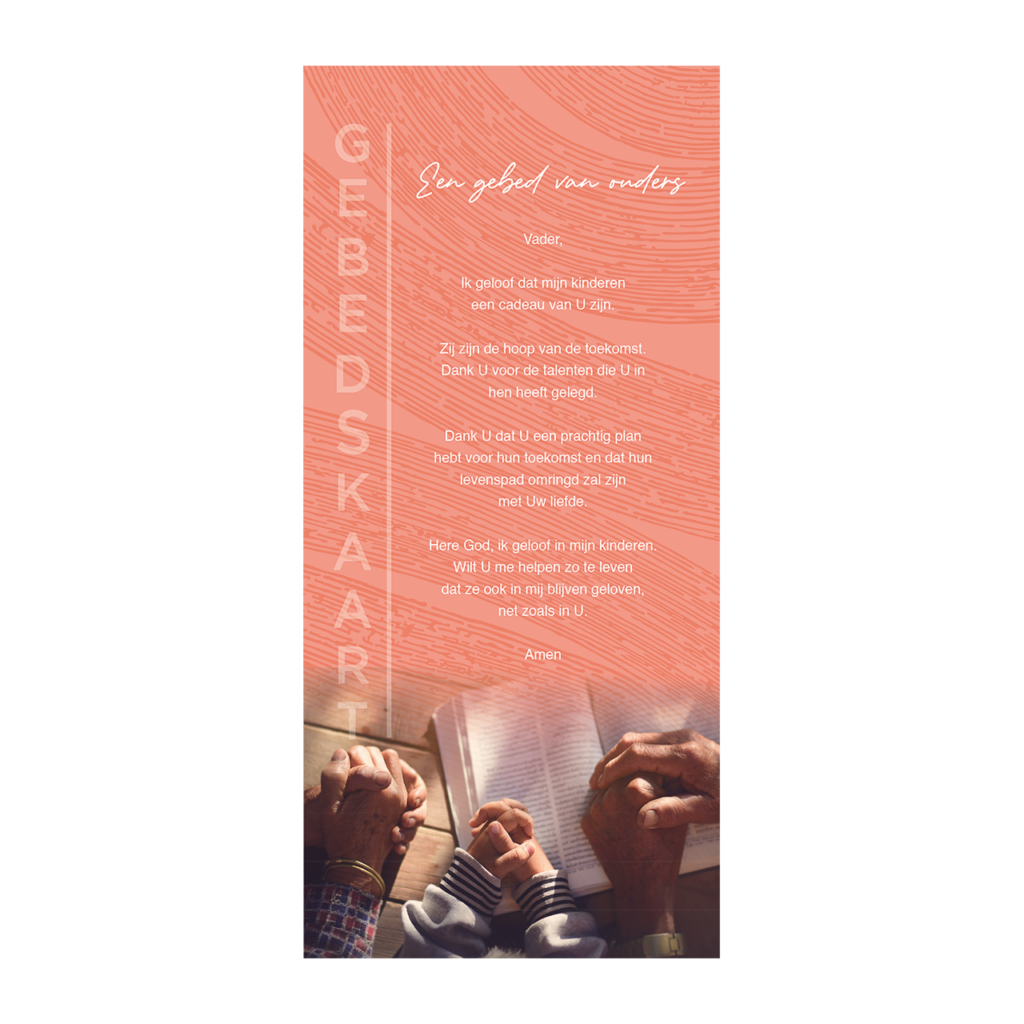 Gebedskaart 'Een gebed van ouders'