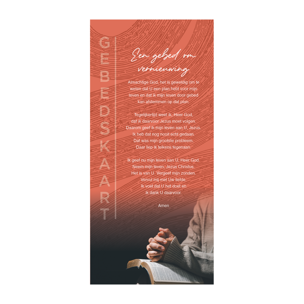 Gebedskaart 'Vernieuwing'