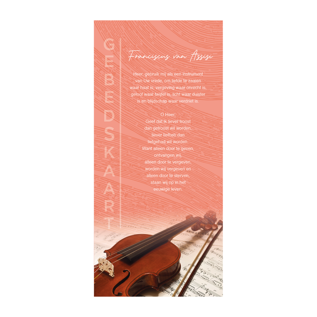 Gebedskaart 'Franciscus van Assisi'
