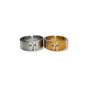 Ring 'Kruis 1cm'