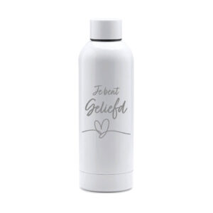 Luxe thermosfles Je bent geliefd
