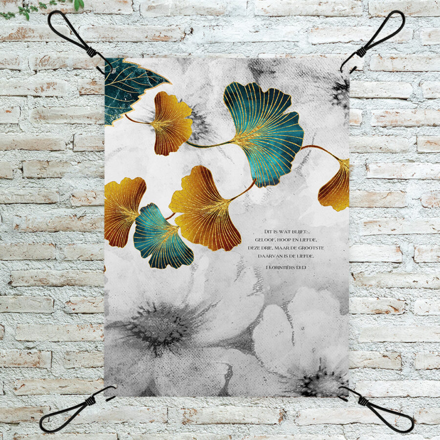 Tuinposter Herfstbladeren