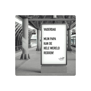 Visje bordje 'Vaderdag'