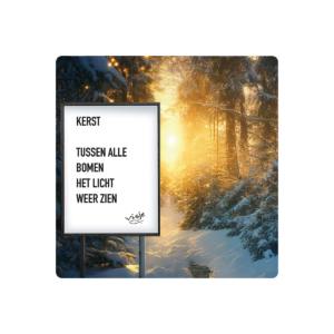 Visje bordje 'Kerst'