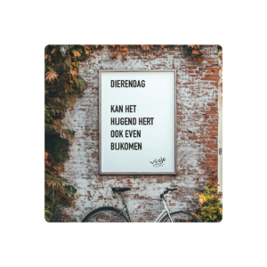 Visje bordje 'Dierendag'