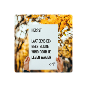 Visje bordje 'Herfst'