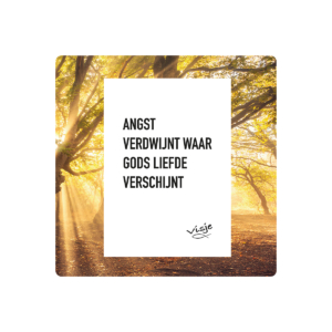 Visje bordje 'Gods liefde'