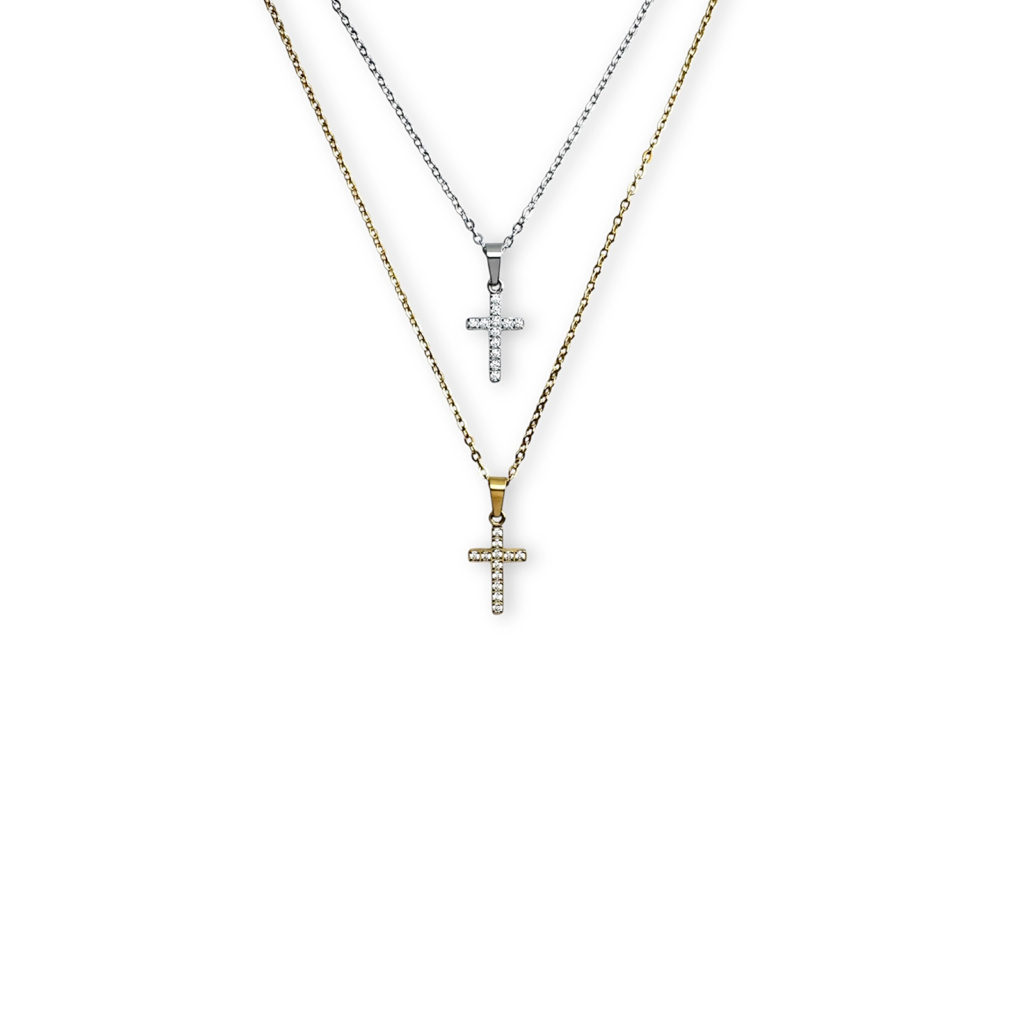 Ketting Zirkonia- fijn