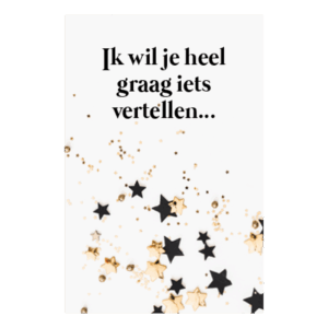 Kaart 'Iets vertellen'