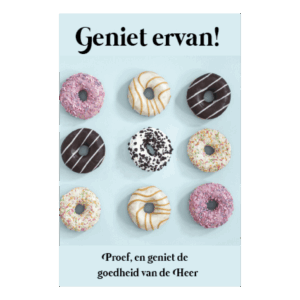Kaart 'Geniet ervan'