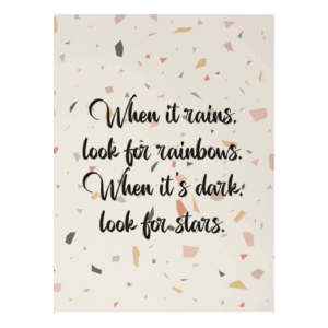 Kaart 'When it rains'