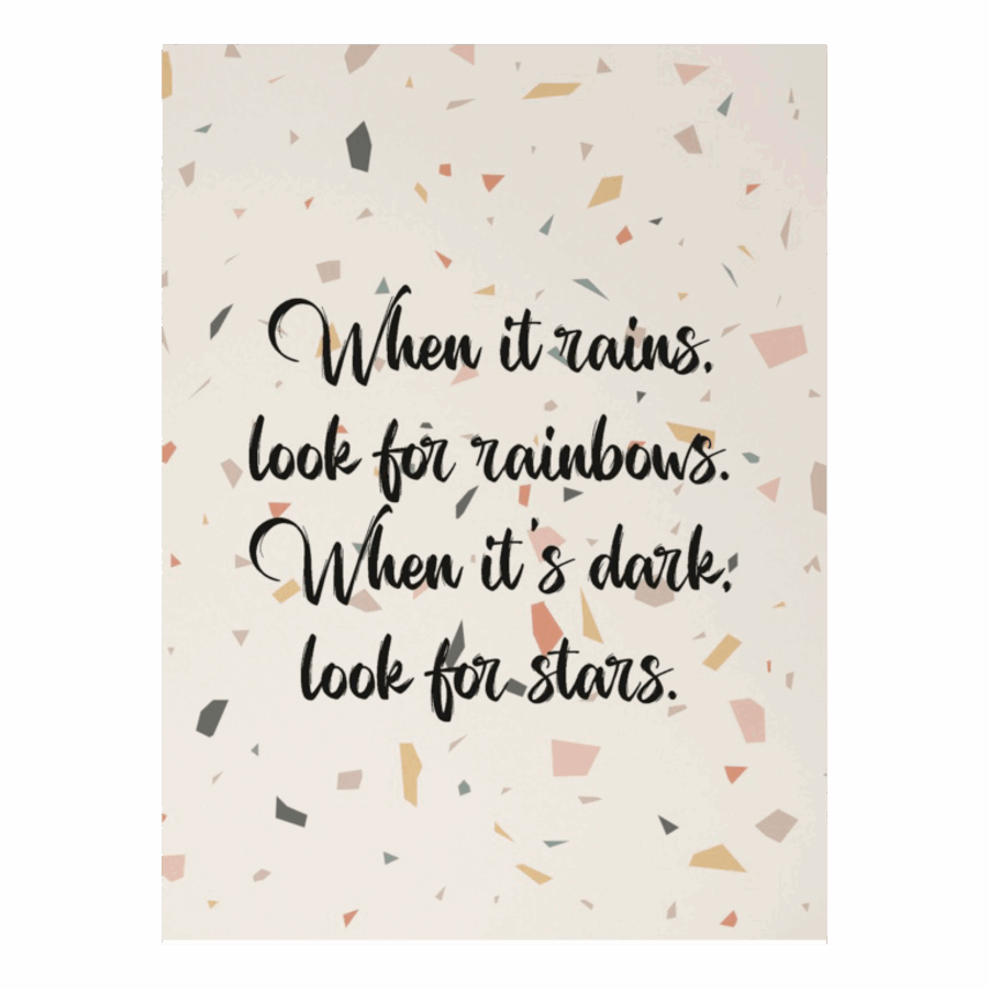 Kaart 'When it rains'