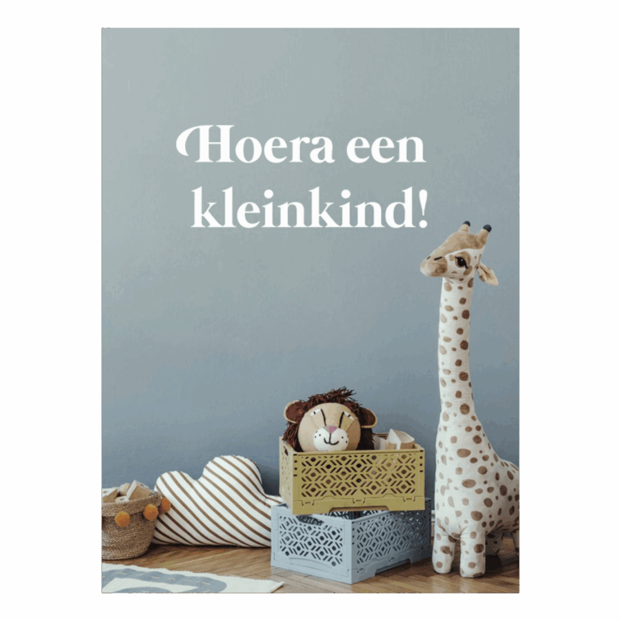 Kaart 'Hoera een kleinkind'