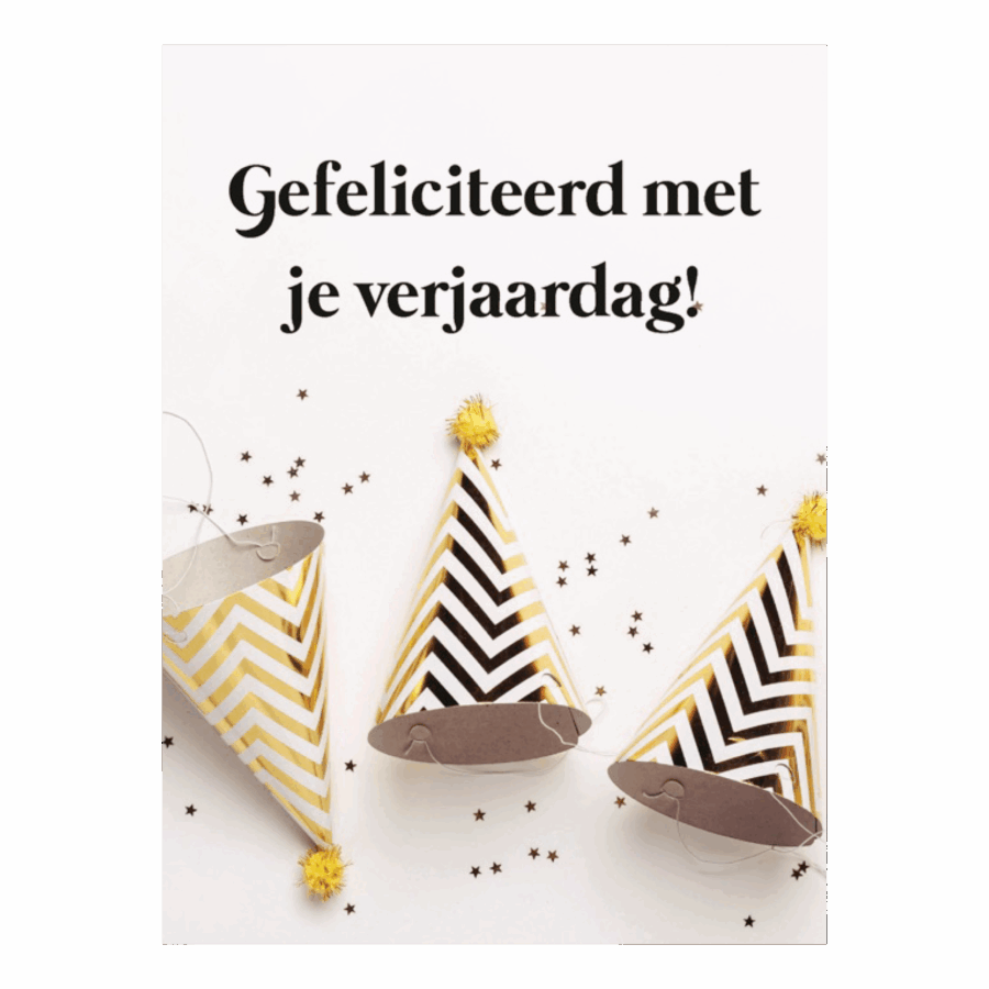 Kaart 'Gefeliciteerd met je verjaardag'
