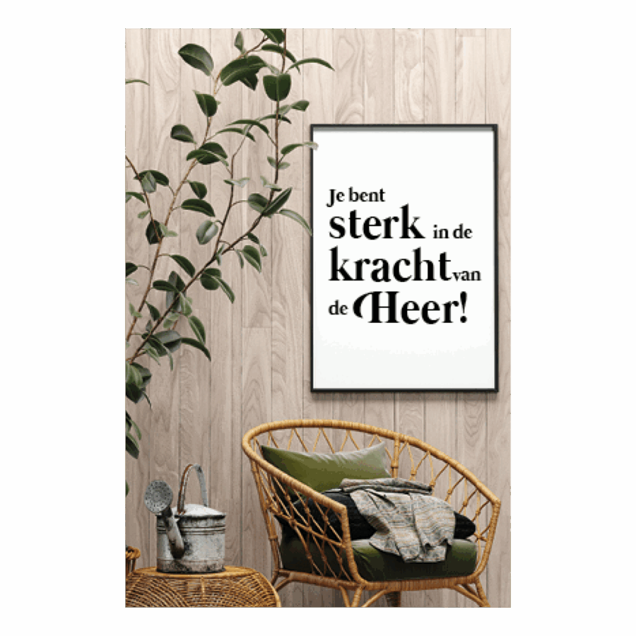 Kaart 'Je bent sterk'