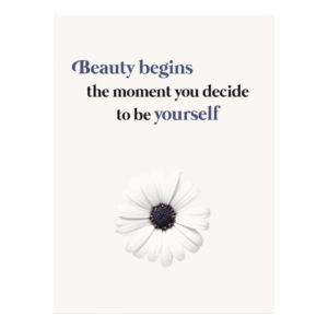 Kaart 'Be yourself'