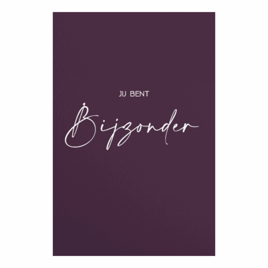 Kaart 'Jij bent bijzonder - paars'