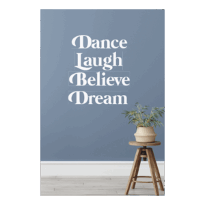 Kaart 'Dance Love Believe Dream'