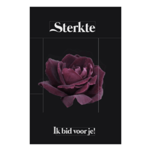 Kaart 'Sterkte, ik bid voor je'