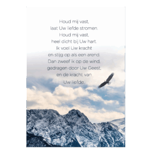 Poster A4 'Houd mij vast'