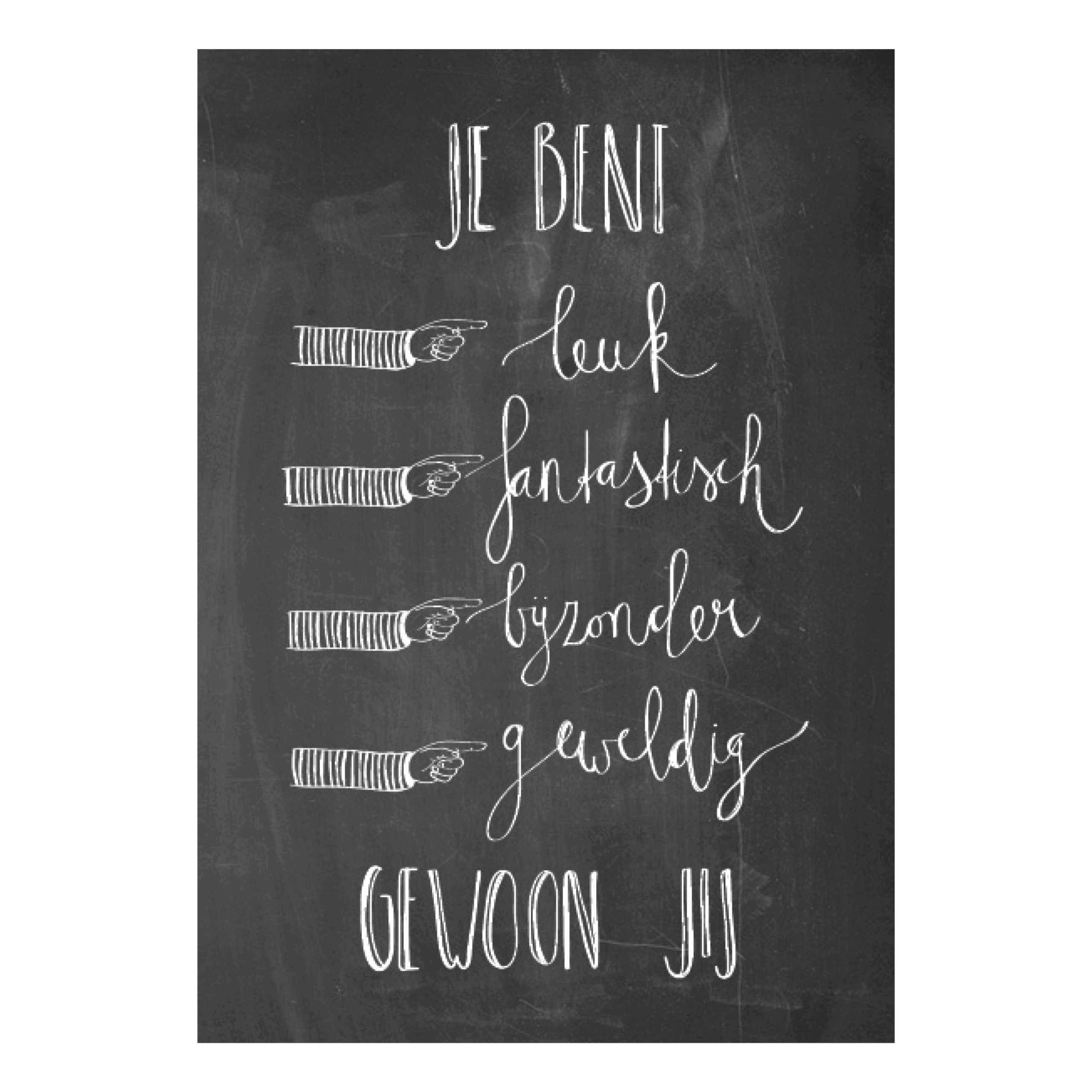 Je bent gewoon JIJ
