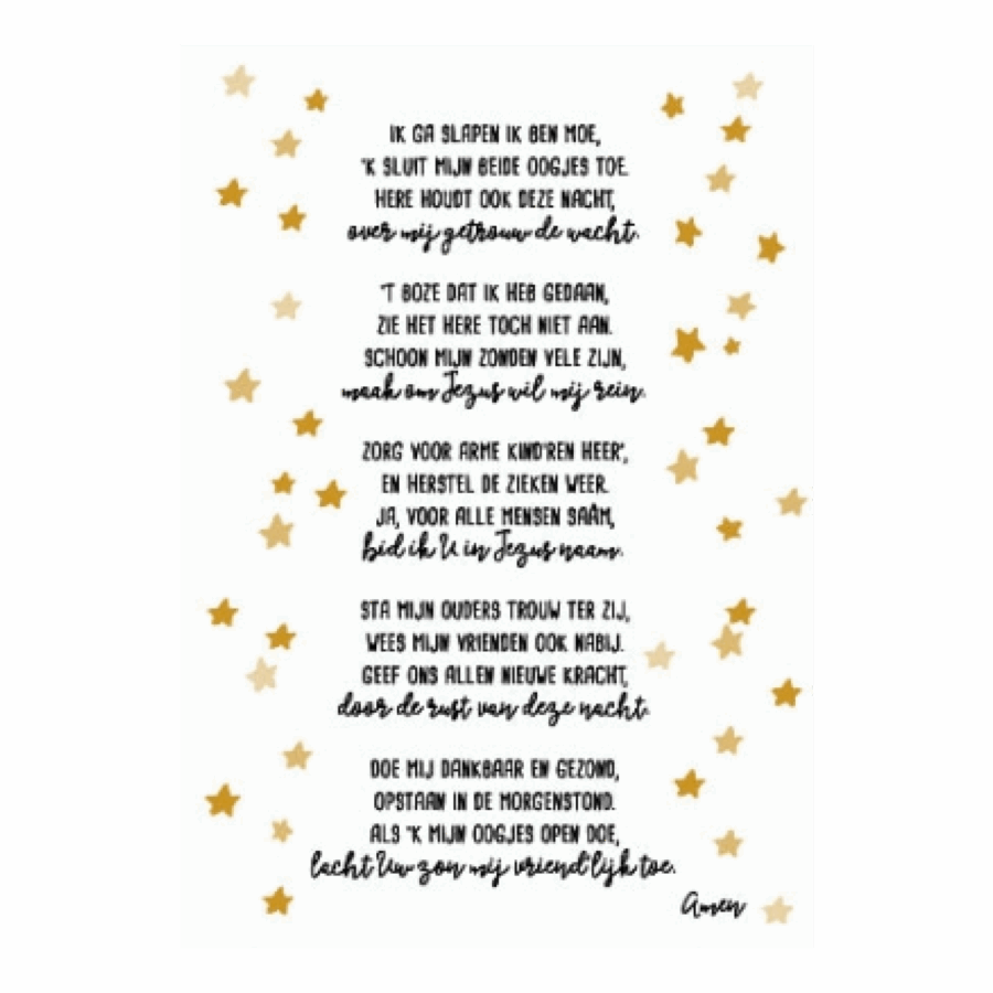 Ik ga slapen ik ben moe