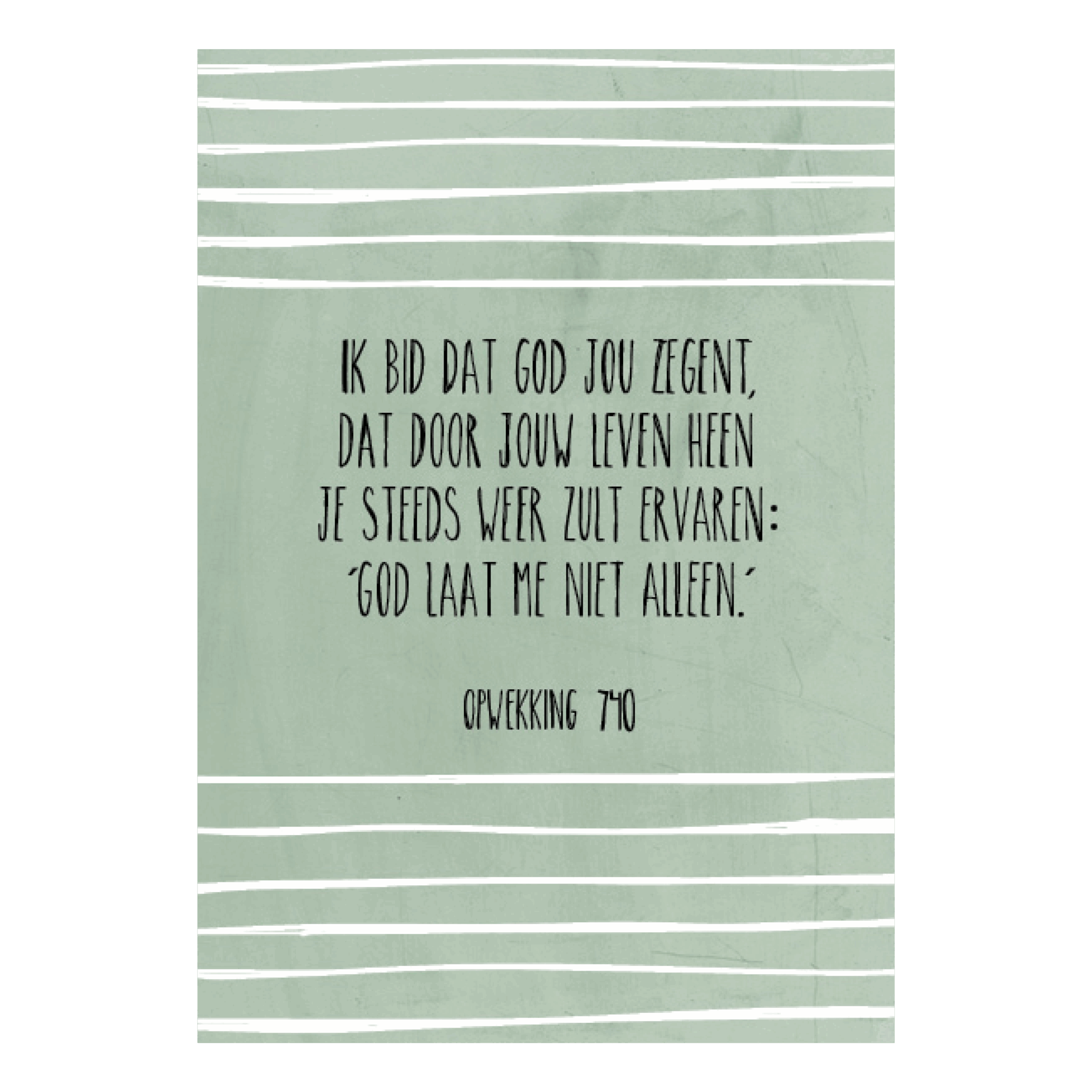 Ik bid dat God jou zegent...