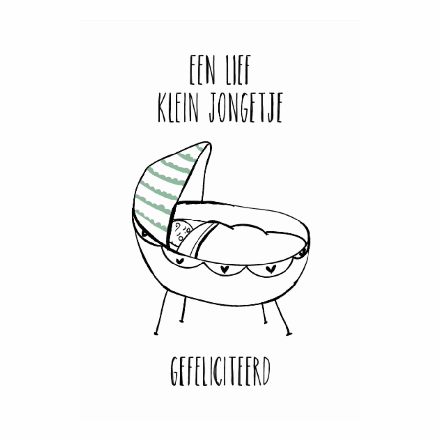 Een lief klein jongetje