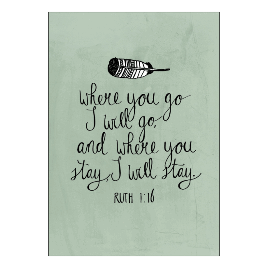 Ruth 1 vers 16