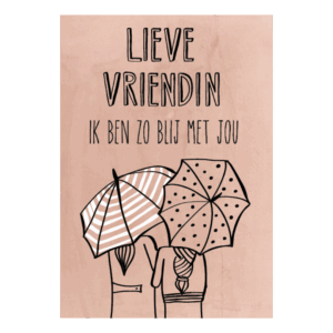 Lieve vriendin